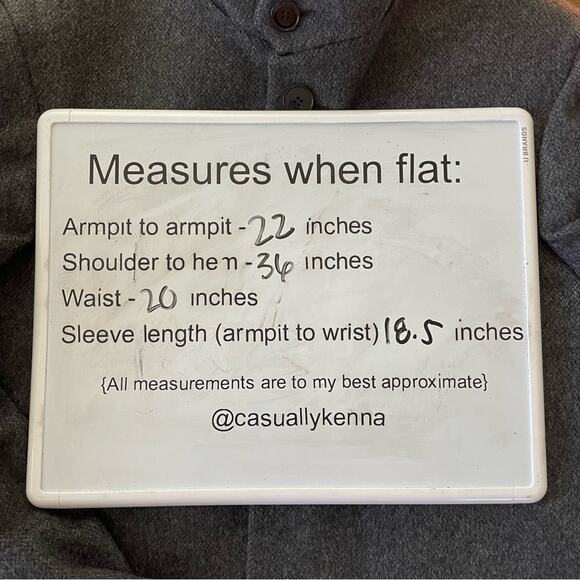 The Kooples Men’s Grey Pienza Coat Overcoat Pea Coat Buttons Mid-Length Business - Picture 13 of 13